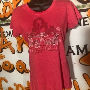 OU soft material ladies tee